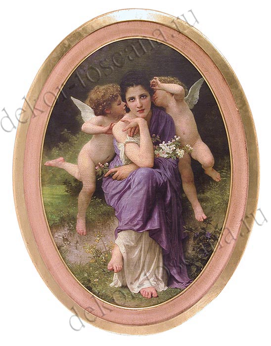 William-Adolphe Bouguereau (1825—1905) "Шёпот любви"