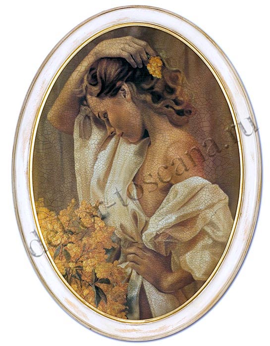 Жан-Жерард Гранвиль «Девушка с цветами»
