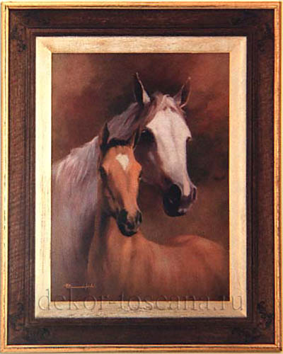 «Лошадь и жеребенок» Spartaco Lombardo 