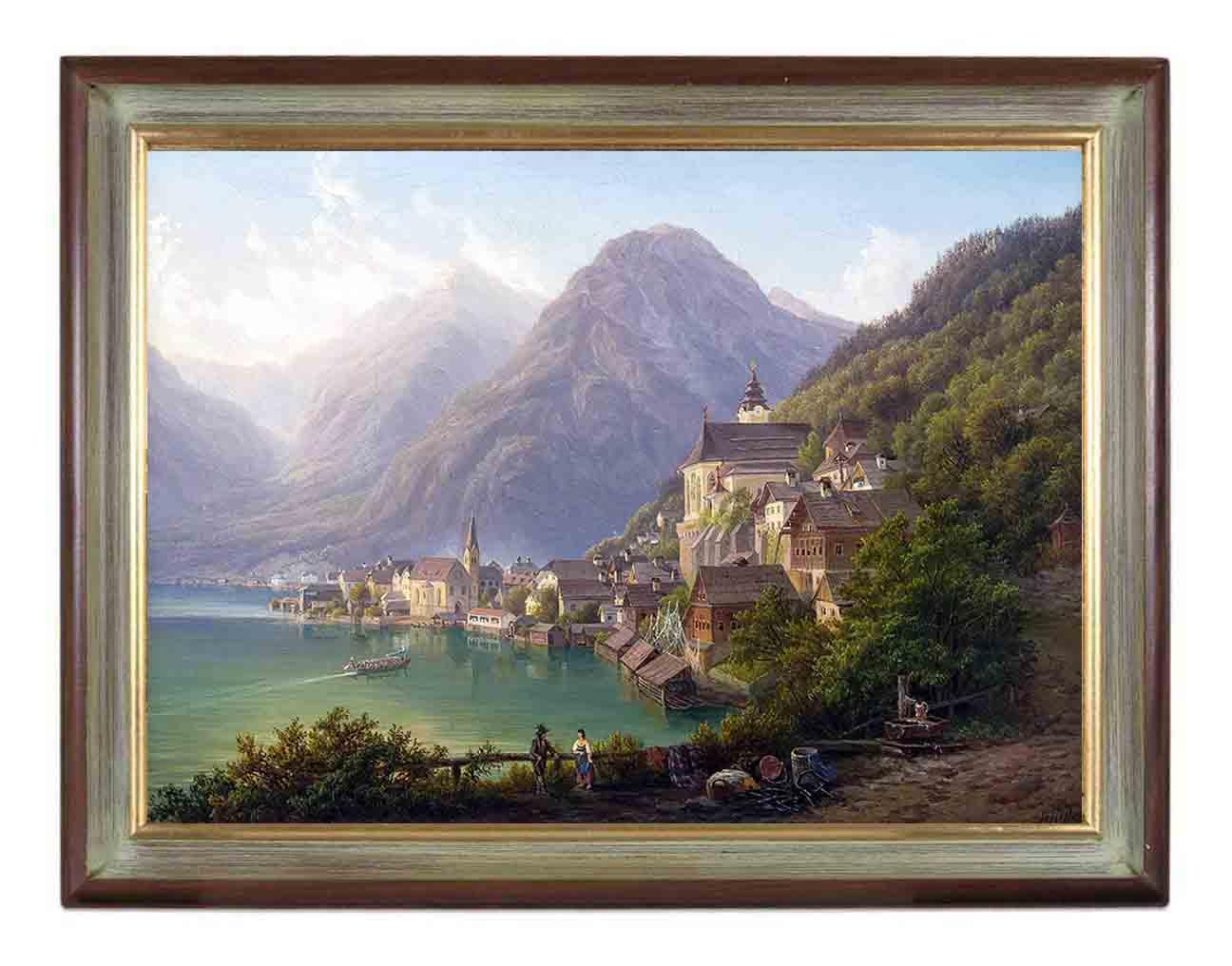 Антон Шиффер "Озеро Хальштат"