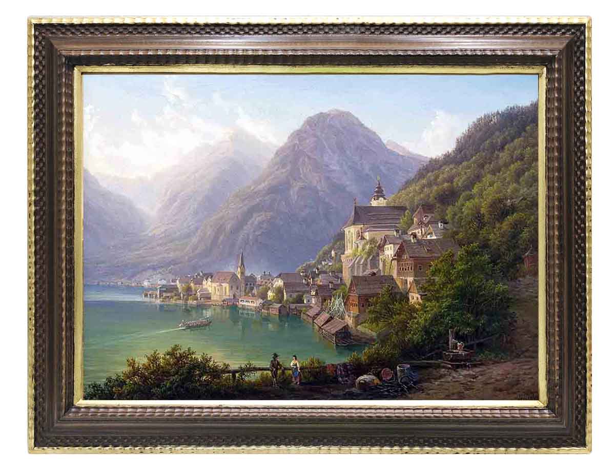 Антон Шиффер "Озеро Хальштат"