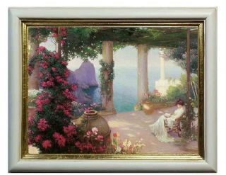 Карл Мария Шустер "Терраса на Капри"