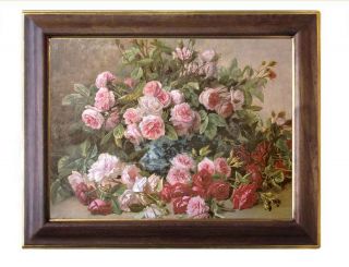 Жан Капейник  (Бельгия 1838-1890) "Розы"