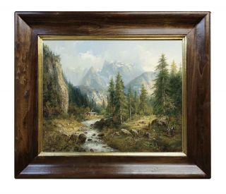 Эдуард Бём "Швейцарские Альпы"