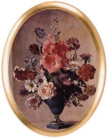 Франс Иосиф Мертенс "Цветы в нише"