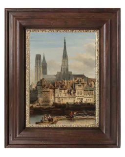 Вид на собор в Руане