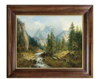 Эдуард Бём "Швейцарские Альпы"