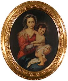 Мурильо Бартоломе Эстебан "Мадонна с младенцем" 1682г
